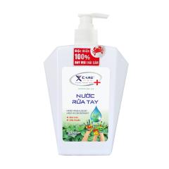 Nước rửa tay Xcare hương bạc hà 500ML/3.8L